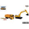 2-Play Camion à benne jouet 17 cm avec excavateur 22 cm