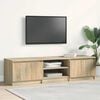 vidaXL Meuble TV Chêne sonoma 140x40x35,5 cm Bois d'ingénierie