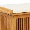 vidaXL Bo&icirc;te &agrave; coussins d'ext&eacute;rieur 90x50x60,5 cm bois massif d'acacia