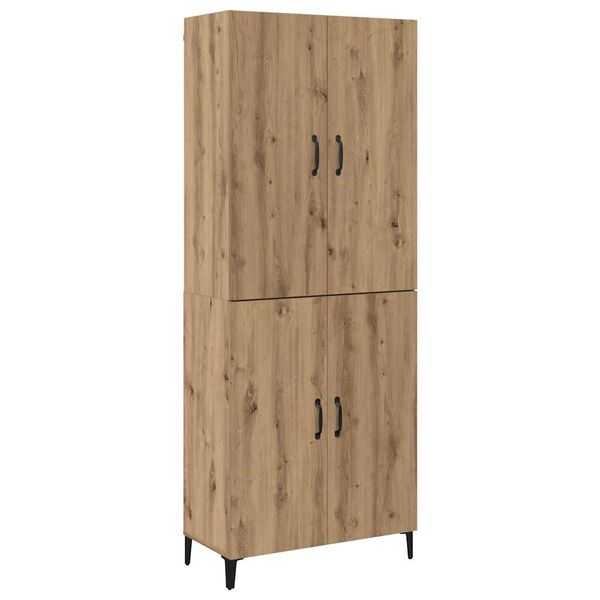 vidaXL Haut Armoire 2 pcs Ch&ecirc;ne artisanal Bois d'ing&eacute;nierie