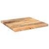 vidaXL Dessus de table 50x50x3,8 cm carr&eacute; bois massif manguier