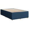 vidaXL Sommier &agrave; lattes de lit avec matelas Bleu 120x200 cm Tissu