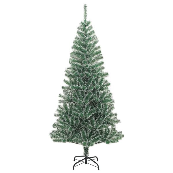 vidaXL Sapin de No&euml;l artificiel avec neige floqu&eacute;e vert 180 cm