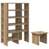 vidaXL Cabinet &agrave; chaussures 2 pcs Ch&ecirc;ne artisanal Bois d'ing&eacute;nierie