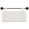 vidaXL T&ecirc;te de lit suspendue Montage mural Blanc 80 cm Simili cuir