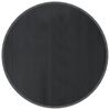 vidaXL Tapis rond gris 100 cm bambou