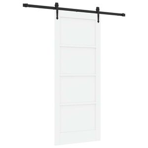 vidaXL Porte coulissante ORKDAL 83 x 202 cm Bois de pin massif