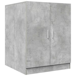 vidaXL Meuble pour machine &agrave; laver Gris b&eacute;ton 71x71,5x91,5 cm