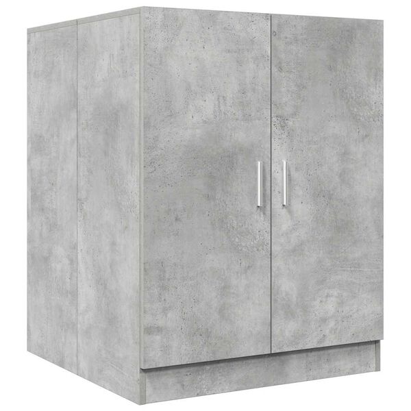 vidaXL Meuble pour machine &agrave; laver Gris b&eacute;ton 71x71,5x91,5 cm