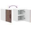 vidaXL Armoire de cuisine 2 pcs Ch&ecirc;ne brun 30 x 31 x 40 cm