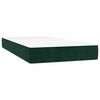 vidaXL Sommier &agrave; lattes de lit avec matelas LED Vert fonc&eacute; 200x200 cm