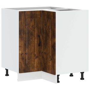 vidaXL Armoire d'angle de cuisine Kalmar ch&ecirc;ne fum&eacute; bois d'ing&eacute;nierie