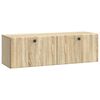 vidaXL Meuble TV mural Ch&ecirc;ne Sonoma 98 x 31 x 30 cm Bois d'ing&eacute;nierie