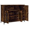 vidaXL Buffet chêne fumé 100x35x75 cm bois d'ingénierie