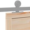 vidaXL Porte de grange 90x208 cm bois massif de pin