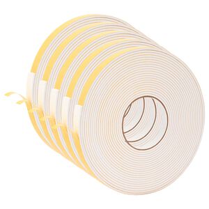 vidaXL Ruban adh&eacute;sif en mousse 5 pc Blanc 10mm x 10m Mousse CR