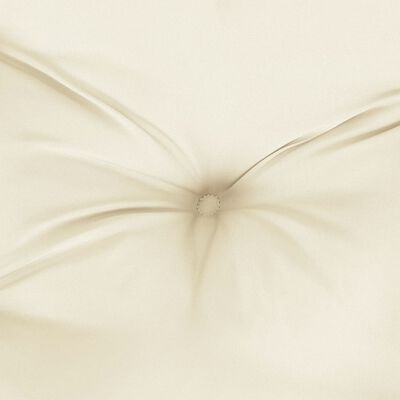 vidaXL Coussin de banc de jardin blanc crème 150x50x7 cm tissu oxford