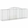 vidaXL Paniers &agrave; gabions arqu&eacute;s 11 pcs 300x50x100/120 cm fer galvanis&eacute;