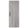 vidaXL Armoire murale sonoma gris 34,5x34x90 cm bois d'ing&eacute;nierie