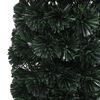 vidaXL Arbre de Noël artificiel mince et support 150 cm fibre optique