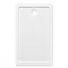 vidaXL Receveur de douche rectangulaire ABS Blanc 70 x 120 cm