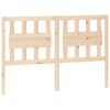 vidaXL T&ecirc;te de lit 140,5x4x100 cm Bois massif de pin