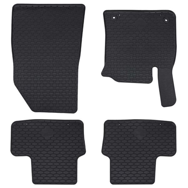 vidaXL Tapis de voiture 4 pcs Noir adapt&eacute; pour CAPTUR 2020- Caoutchouc