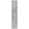 vidaXL Cloison de s&eacute;paration gris b&eacute;ton 100x33x155,5cm bois ing&eacute;nierie