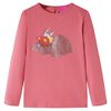vidaXL T-shirt enfants &agrave; manches longues rose vieux 140