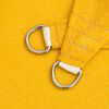 vidaXL Voile d'ombrage 160 g/m&sup2; triangulaire jaune 5x6x6 m PEHD