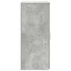 vidaXL Armoire de rangement gris b&eacute;ton 50x45x103,5cm bois d'ing&eacute;nierie