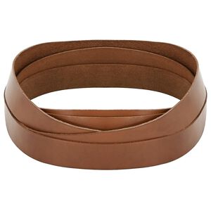 vidaXL Sangle en Cuir Marron 1000 x 3,5 cm Cuir