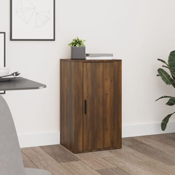 vidaXL Buffet Ch&ecirc;ne marron 40x33x70 cm Bois d'ing&eacute;nierie