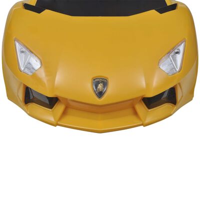 Voiture à chevaucher Lamborghini Aventador LP700 jaune