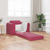 vidaXL Canap&eacute;-Lit Bordeaux 98 x 71 x 83 cm Velours
