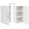 vidaXL Armoire de cuisine avec stockage Kalmar Blanc 40 x 31 x 80 cm