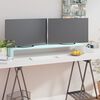 vidaXL Meuble TV/Support pour moniteur 110x30x13 cm verre vert