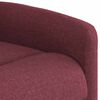 vidaXL Fauteuil de massage inclinable électrique Rouge bordeaux Tissu