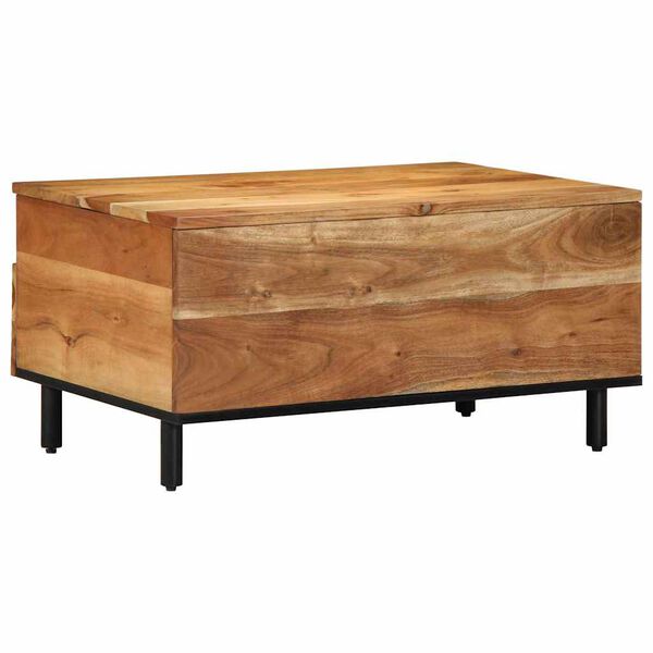 vidaXL Table basse Marron 80 x 54 x 40 cm Bois d'acacia massif