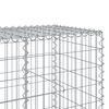 vidaXL Panier gabion avec couvercle 950x100x100 cm fer galvanisé