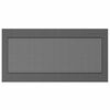 vidaXL Tapis d'ext&eacute;rieur Chevron ARAKIL Noir et gris 600 &times; 300 cm