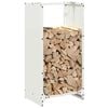 vidaXL Portant de bois chauffage blanc 40x30x80 cm