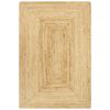 vidaXL Tapis de surface Naturel 120 x 120 cm Jute