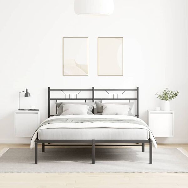 vidaXL Tables de chevet murales 2 pcs blanc 38x34x40 cm