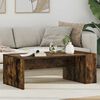 vidaXL Table basse Ch&ecirc;ne fum&eacute; 95 x 50 x 34 cm Bois d'ing&eacute;nierie