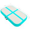 vidaXL Tapis gonflable de gymnastique avec pompe 60x100x10 cm PVC Vert