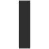 vidaXL Garde-robe noir 80x50x200 cm bois d'ing&eacute;nierie