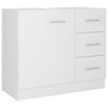 vidaXL Armoire d'&eacute;vier Blanc 63x30x54 cm Bois d'ing&eacute;nierie