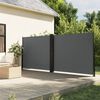 vidaXL Auvent lat&eacute;ral r&eacute;tractable anthracite 160x1000 cm