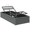 vidaXL Cadre de Lit &Eacute;lectrique R&eacute;glable Gris fonc&eacute; 200 x 70 x 33,5 cm